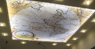 Натяжной потолок с фотопечатью Шуя, цена от 6228 руб.